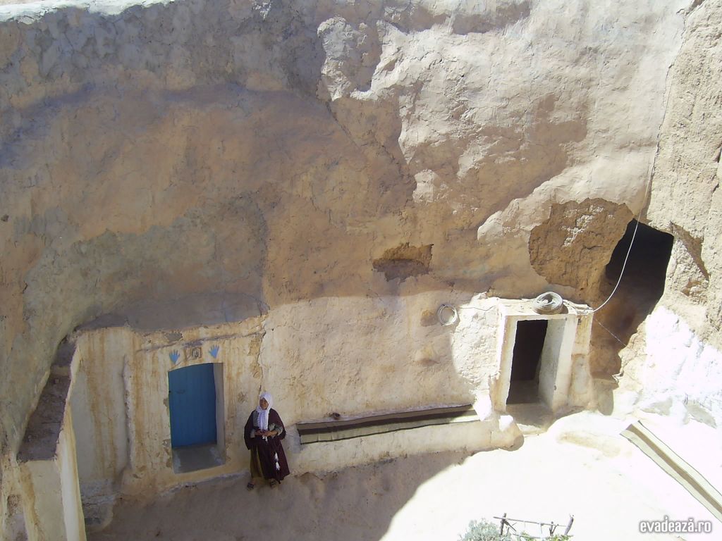 Tunisia - Case de troglodiţi | 6