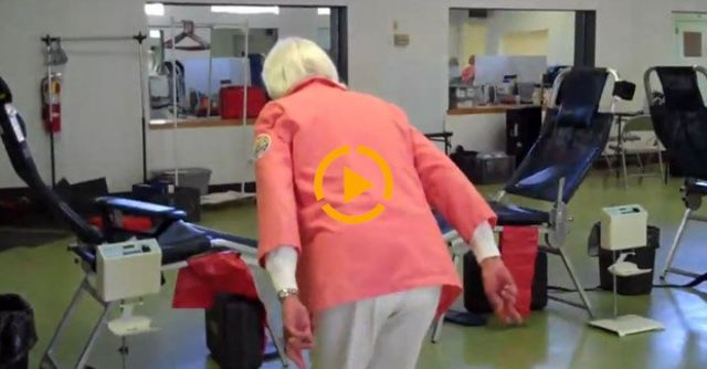 90 Year Old Does Double Backflip