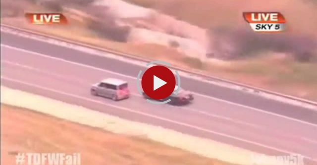Crazy Woman Car Chase