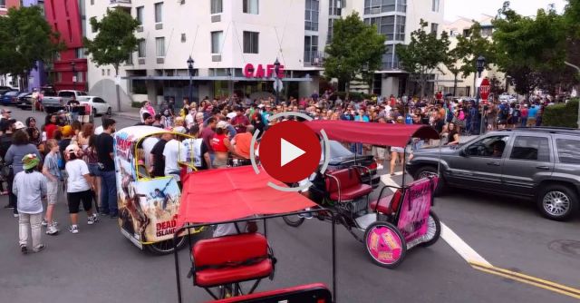 Zombie Walk Hit And Run Accident