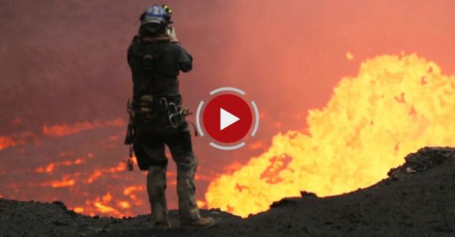 Drones Sacrificed For Spectacular Volcano Video