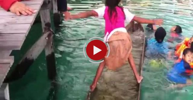 Girl Shows World How To Save A Flooded Canoe