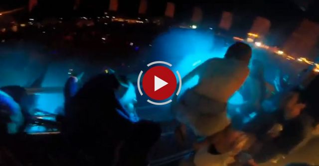 Girl Jumps Off Top Of Stage At MysteryLand.