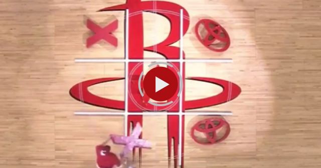Tic Tac Toe Fail During Houston Rockets NBA Game