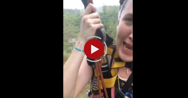 American Hangs On For Life, Thai Zip Line Fail