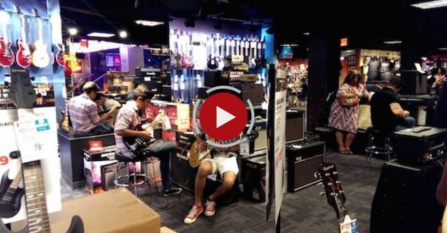 Times Square Guitar Center