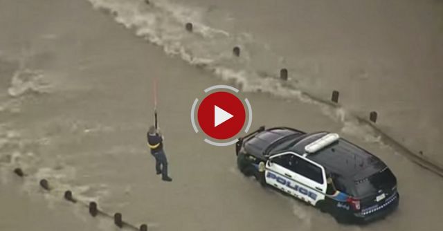 Officer Rescued From Floodwaters In Sachse