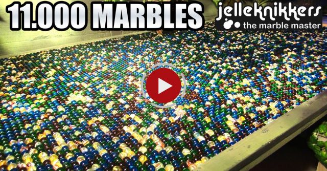 Big Marble Run Machine: 11000 Marbles!!!