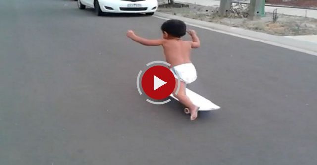 2 Year Old Skateboarder
