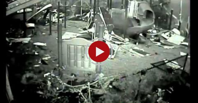Security Camera Captures Footage From INSIDE A Tornado... Whoa!