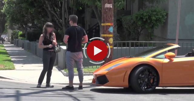 This Lamborghini Is A Chick Magnet