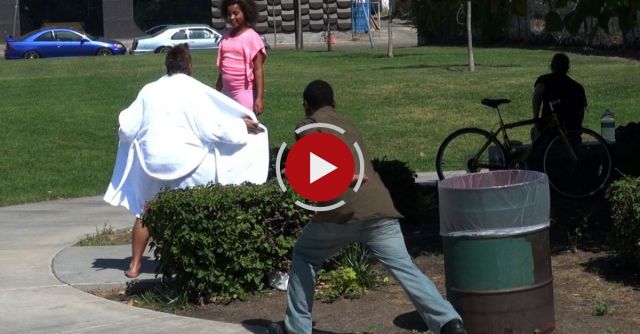 Man Flashes Children