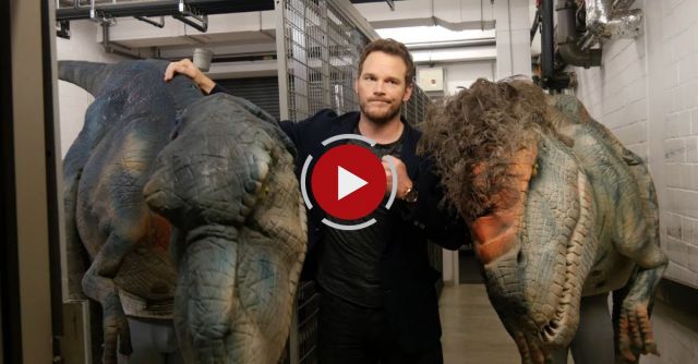 Chris Pratt Dinosaurs Prank