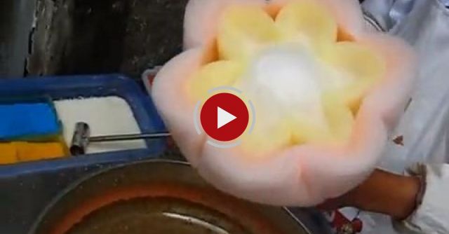 Cotton Candy Making In China