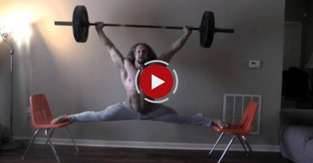 Overhead Barbell Splits