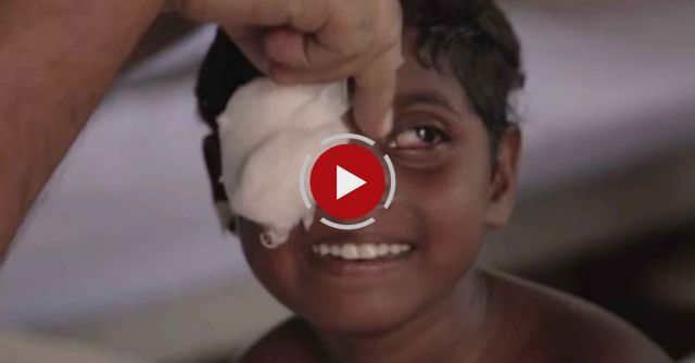 Two Blind Sisters See For The First Time