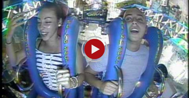 Teenager Passes Out TWICE On Slingshot Ride