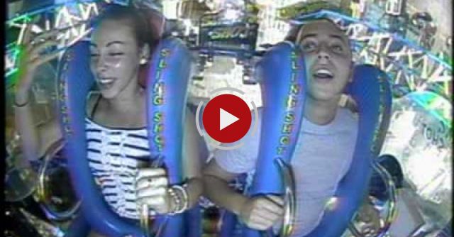 Teenager Passes Out TWICE On Slingshot Ride