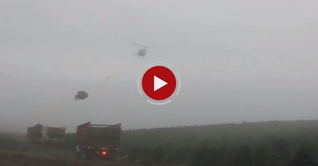 Oregon Christmas Tree Harvest With Helicopter.  Amazing Pilot!