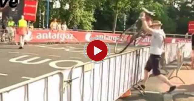 Postman Freaks Out Over Tour De France Road Closure