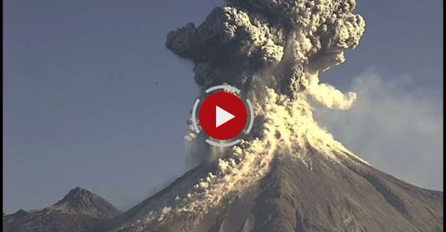 Astonishing Eruption Of Mexico's Colima Volcano