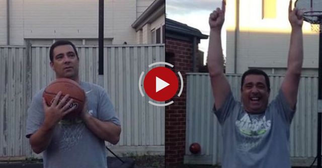 Freak Basketball Shot Saves Aussie Dad Millions Of Dollars