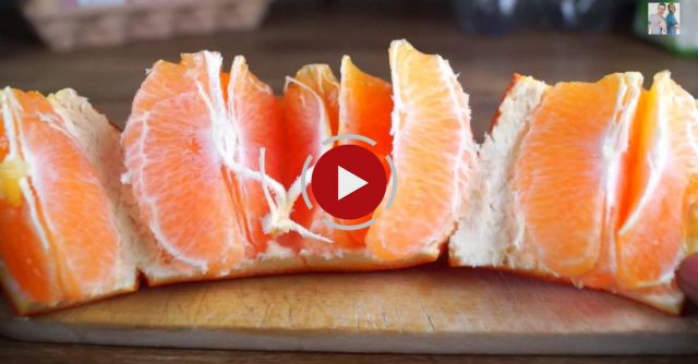 Life Hack: Fastest Way To Peel An Orange