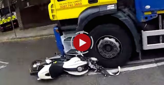 Truck Driver Destroys Ducati Monster