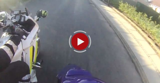 Epic Scooter/moped Escape! POLICE