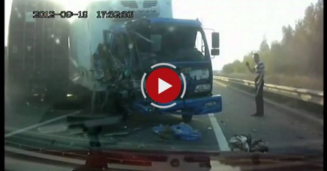 The Luckiest Truck Driver In Russia