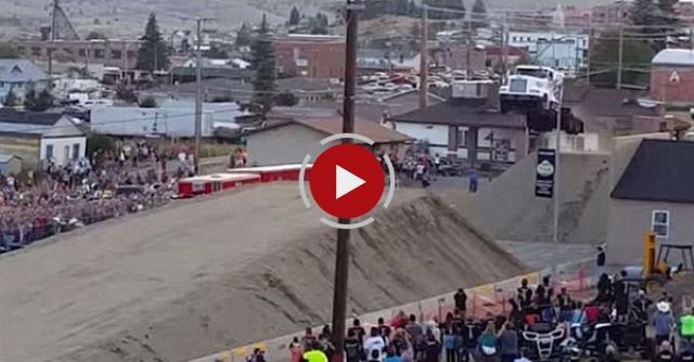 World Record Semi Truck Jump!
