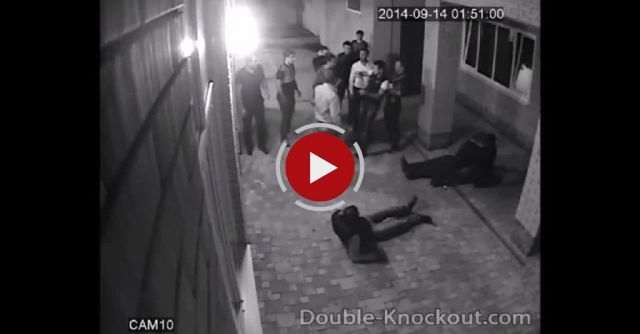 Guy Drops 2 Opponents With 2 Punches