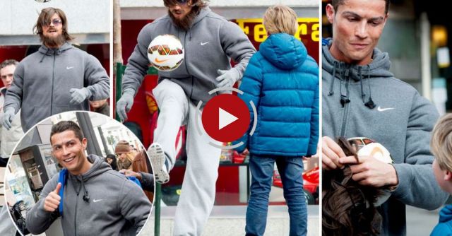 CRISTIANO RONALDO IN DISGUISE 