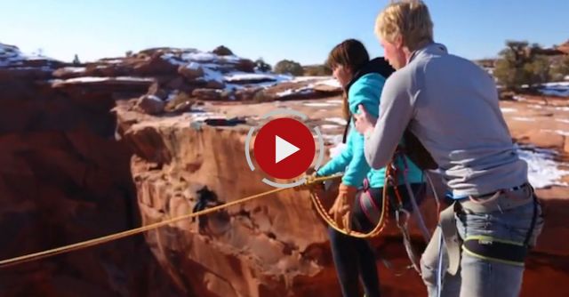 Boyfriend Pushes Girlfriend Off Cliff 
