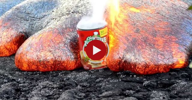 Hawaii Volcano Lava Flow 