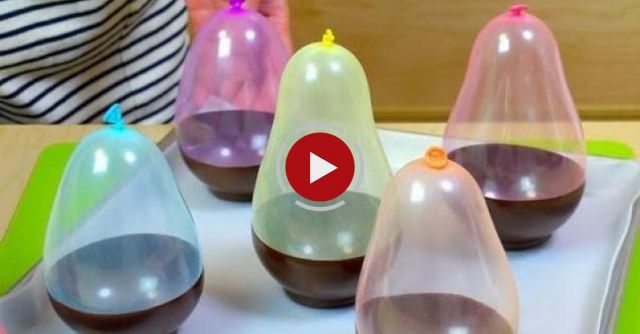 How To Make Balloon Chocolate Bowls