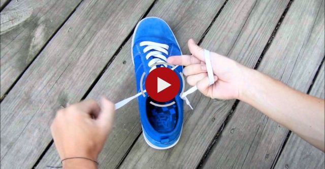 How To Tie Your Shoes Super Fast! 