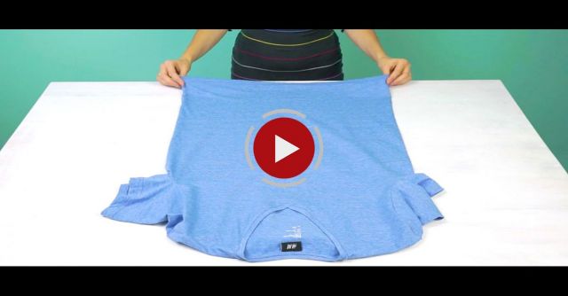 How To Prepare A T-shirt For Packing