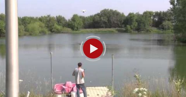 I Caught A Fish With My Drone!!!