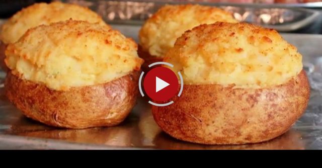 Twice Baked Potatoes -- How To Make Fancy Stuffed Potatoes