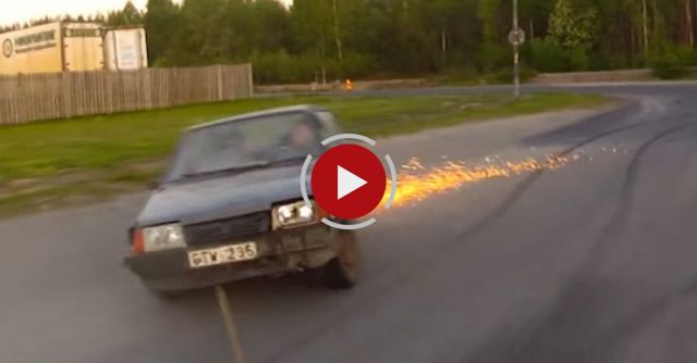 Towing A Car In Sweden