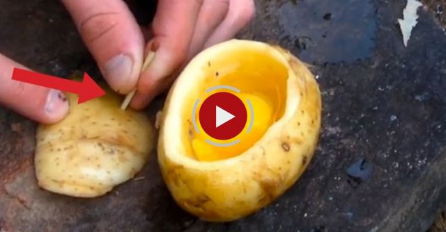 How To Cook An Egg In A Potato