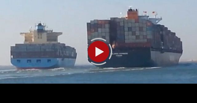 Accident Between Two Giant Boats