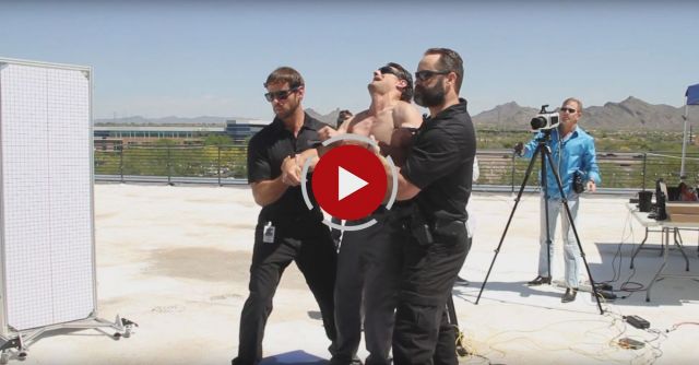 Taser Impacts On Bare Skin At 28,000fps 