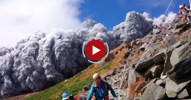 Terrifying Footage From Mount Ontake Volcano Eruption In Japan