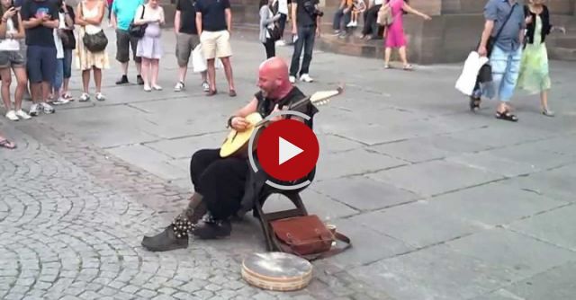 Luc Arbogast, Street Performer In France