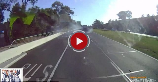 Distracted Driver Rolls Truck 