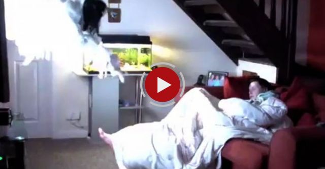 Boyfriend Scares Sleeping Girlfriend With The Ring Style Wake Up Prank
