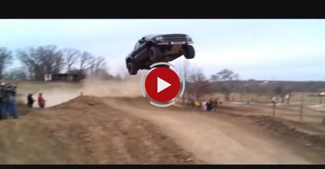 Ford Raptor Jumps 90 Feet!