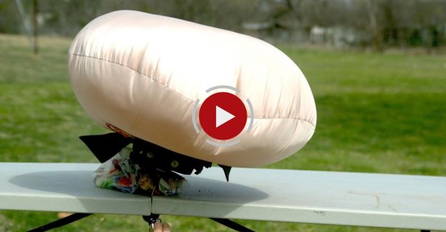 Airbag Deploying In Slow Mo